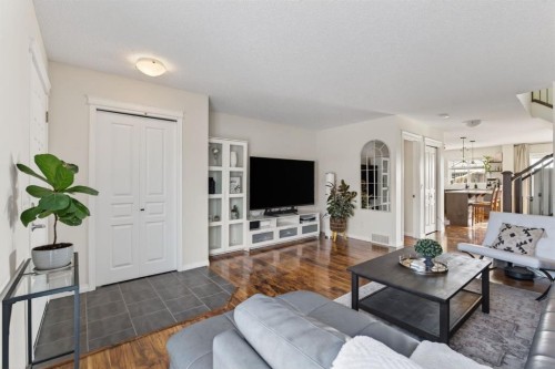 338 Cranford Park Se, Calgary, AB - Indoor Photo Showing Living Room