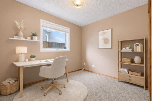 1208 Sunvista Way Se, Calgary, AB - Indoor Photo Showing Office