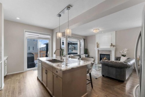 16 Nolancrest Circle Nw, Calgary, AB - Indoor With Fireplace