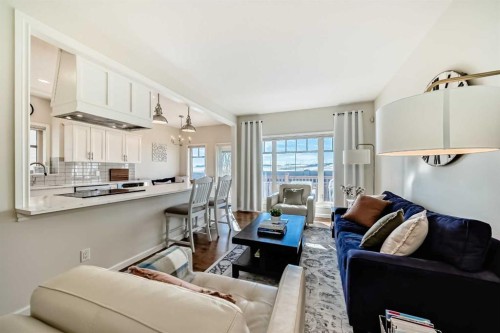 5 Bridle Estates Road Sw, Calgary, AB - Indoor Photo Showing Living Room
