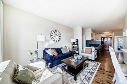 5 Bridle Estates Road Sw, Calgary, AB - Indoor Photo Showing Living Room