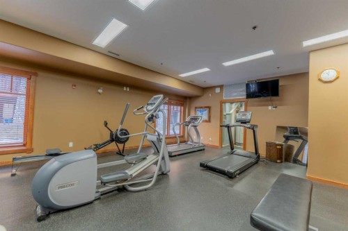 313-170 Crossbow Place, Canmore, AB - Indoor Photo Showing Gym Room