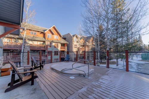 313-170 Crossbow Place, Canmore, AB - Outdoor With Deck Patio Veranda With Exterior