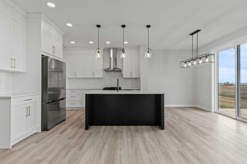 302 Kinniburgh Loop, Chestermere, AB - Indoor Photo Showing Kitchen With Upgraded Kitchen