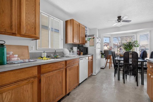 31 Templeby Way Ne, Calgary, AB - Indoor Photo Showing Kitchen With Double Sink