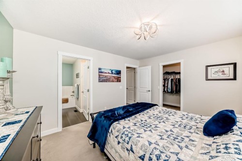 91 Baysprings Terrace, Airdrie, AB - Indoor Photo Showing Bedroom