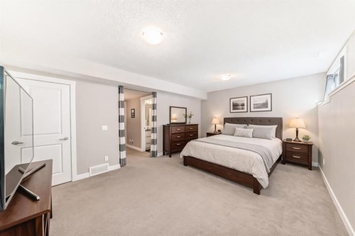 91 Baysprings Terrace, Airdrie, AB - Indoor Photo Showing Bedroom