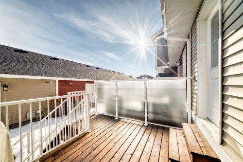 91 Baysprings Terrace, Airdrie, AB - Outdoor With Deck Patio Veranda With Exterior