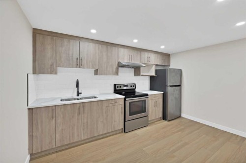 175 Homestead Common Ne, Calgary, AB - Indoor Photo Showing Kitchen With Double Sink