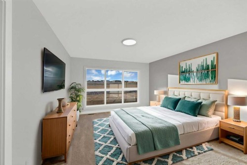175 Homestead Common Ne, Calgary, AB - Indoor Photo Showing Bedroom