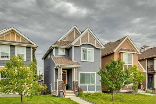 159 Mahogany Grove Se, Calgary, AB - Outdoor With Facade