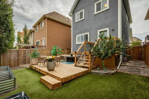 159 Mahogany Grove Se, Calgary, AB - Outdoor With Deck Patio Veranda With Exterior