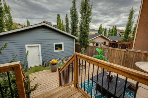 159 Mahogany Grove Se, Calgary, AB - Outdoor With Deck Patio Veranda With Exterior