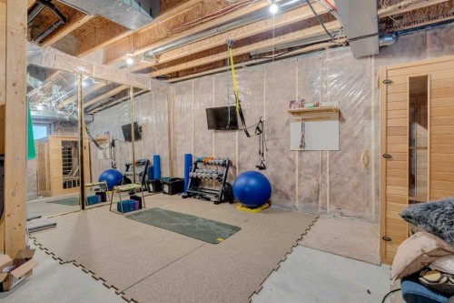 159 Mahogany Grove Se, Calgary, AB - Indoor Photo Showing Basement