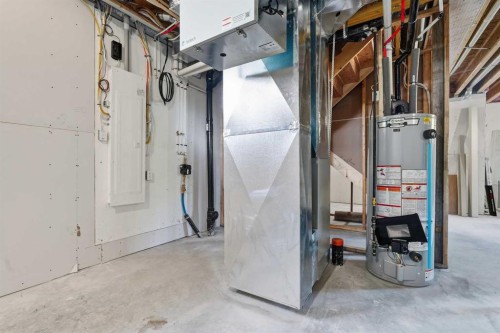 123 Coote Street, Cayley, AB - Indoor Photo Showing Basement