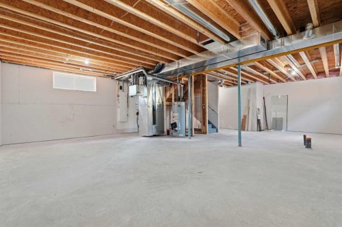 123 Coote Street, Cayley, AB - Indoor Photo Showing Basement