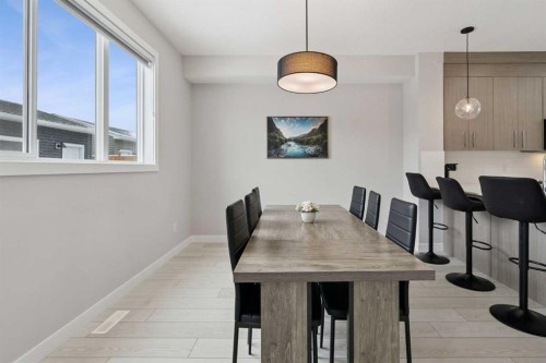 556 Chelsea Gardens, Chestermere, AB - Indoor Photo Showing Dining Room