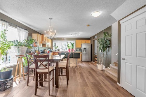 115 Evermeadow Avenue Sw, Calgary, AB - Indoor Photo Showing Dining Room