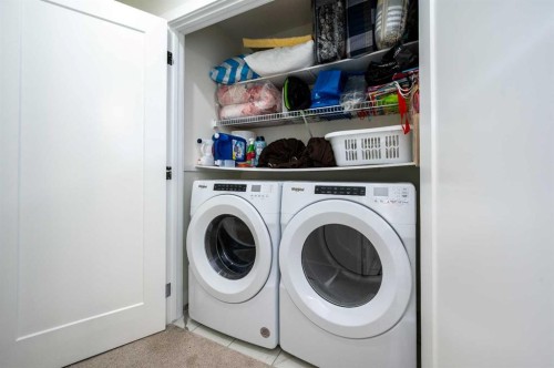 358 Chelsea Common, Chestermere, AB - Indoor Photo Showing Laundry Room