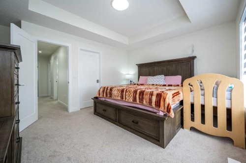 358 Chelsea Common, Chestermere, AB - Indoor Photo Showing Bedroom