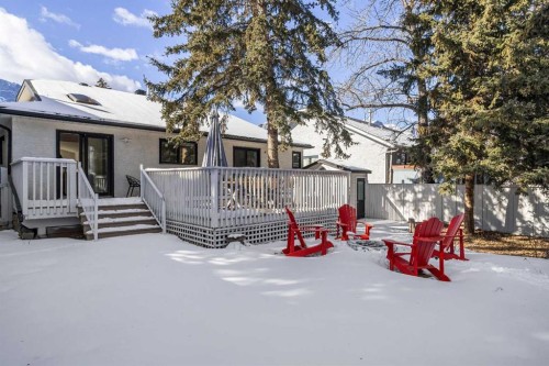 157 Cougar Point Road, Canmore, AB - Outdoor With Deck Patio Veranda