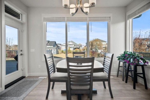 4 Cimarron Estates Gardens, Okotoks, AB - Indoor Photo Showing Dining Room