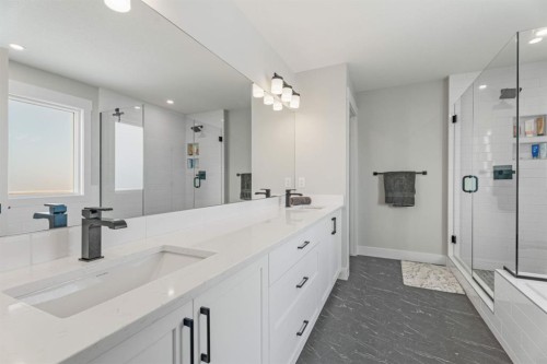 235 Chelsea Park, Chestermere, AB - Indoor Photo Showing Bathroom