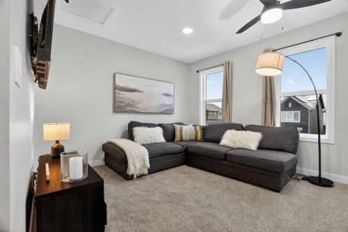 41 Lavender Passage Se, Calgary, AB - Indoor Photo Showing Living Room