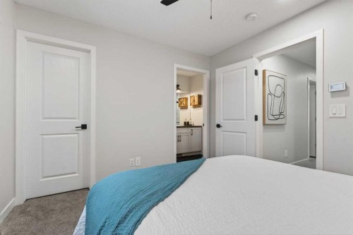41 Lavender Passage Se, Calgary, AB - Indoor Photo Showing Bedroom