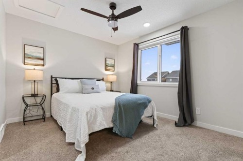 41 Lavender Passage Se, Calgary, AB - Indoor Photo Showing Bedroom