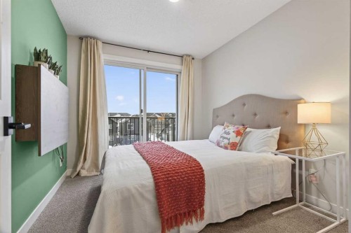 41 Lavender Passage Se, Calgary, AB - Indoor Photo Showing Bedroom