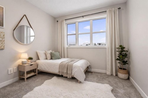41 Lavender Passage Se, Calgary, AB - Indoor Photo Showing Bedroom