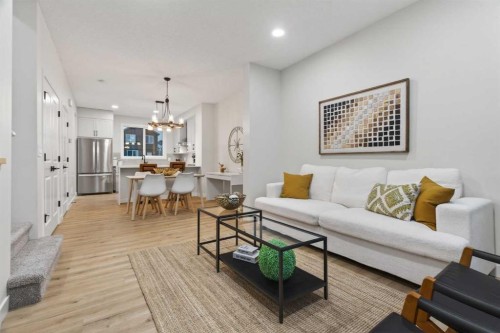 41 Lavender Passage Se, Calgary, AB - Indoor Photo Showing Living Room