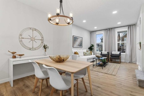 41 Lavender Passage Se, Calgary, AB - Indoor Photo Showing Dining Room