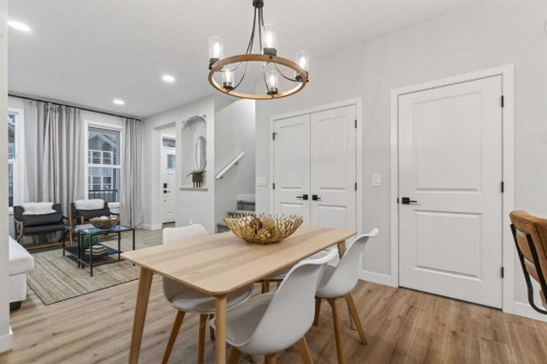 41 Lavender Passage Se, Calgary, AB - Indoor Photo Showing Dining Room