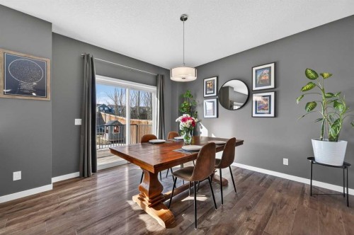 242 Mahogany Passage Se, Calgary, AB - Indoor Photo Showing Dining Room