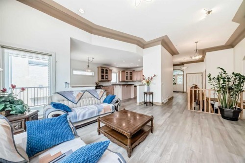 29 Simcoe Gate Sw, Calgary, AB - Indoor Photo Showing Living Room