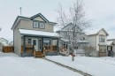 42 Hidden Hills Way Nw, Calgary, AB  - Outdoor With Deck Patio Veranda With Facade 