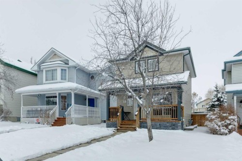 42 Hidden Hills Way Nw, Calgary, AB - Outdoor With Deck Patio Veranda With Facade