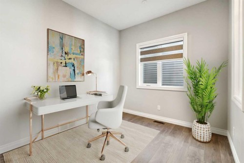 383 Evansglen Drive Nw, Calgary, AB - Indoor Photo Showing Office