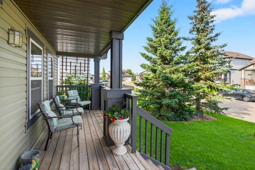 125 Copeland Close, Langdon, AB - Outdoor With Deck Patio Veranda With Exterior