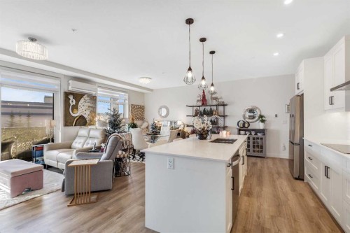 116-10 Sage Hill Walk Nw, Calgary, AB - Indoor Photo Showing Kitchen With Upgraded Kitchen