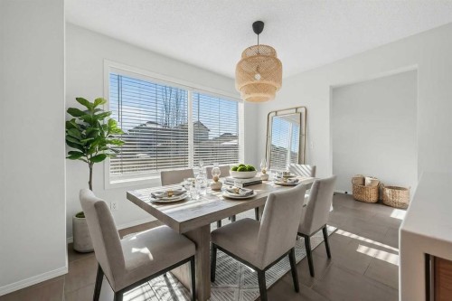 641 Evermeadow Road Sw, Calgary, AB - Indoor Photo Showing Dining Room