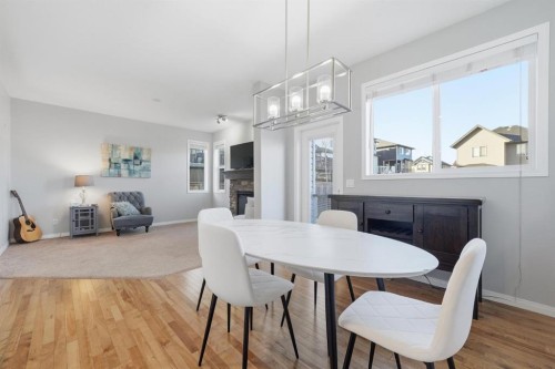 99 Sage Valley Park Nw, Calgary, AB - Indoor Photo Showing Dining Room