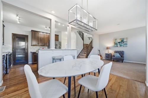 99 Sage Valley Park Nw, Calgary, AB - Indoor Photo Showing Dining Room