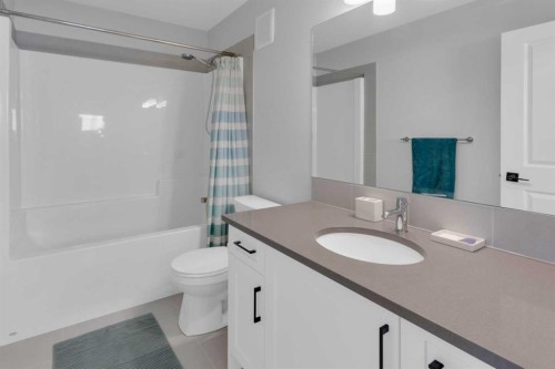 374 Sundown Road, Cochrane, AB - Indoor Photo Showing Bathroom