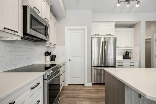 183 Kinniburgh Road, Chestermere, AB - Indoor Photo Showing Kitchen With Stainless Steel Kitchen With Upgraded Kitchen