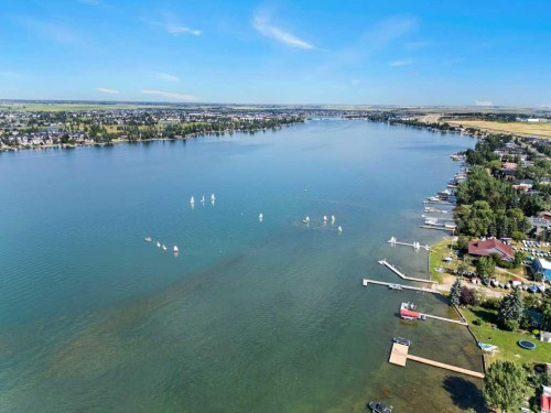 183 Kinniburgh Road, Chestermere, AB - Outdoor With Body Of Water With View