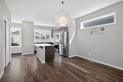 953 West Lakeview Drive, Chestermere, AB - Indoor Photo Showing Kitchen With Stainless Steel Kitchen
