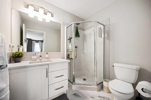 403-474 Seton Circle Se, Calgary, AB - Indoor Photo Showing Bathroom